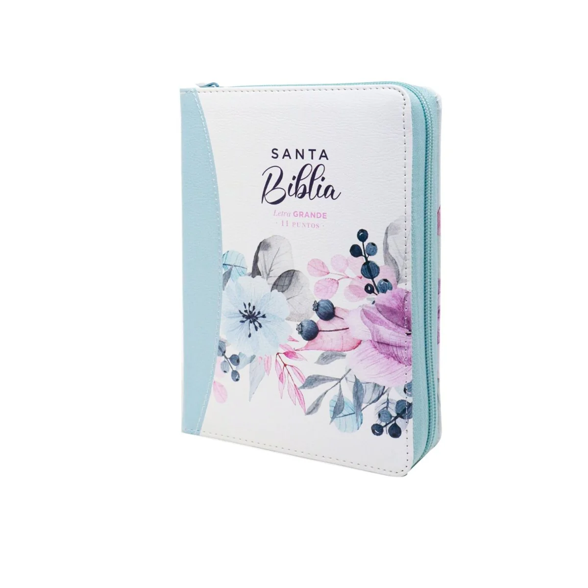 BIBLIA REINA VALERA 1960 LETRA GRANDE COMPACTA CIERRE  CANTO PINTADO