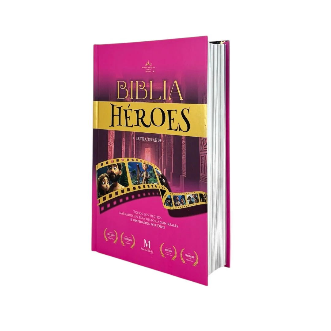 BIBLIA HÉROES REINA VALERA 1960 LETRA GRANDE TAPA DURA