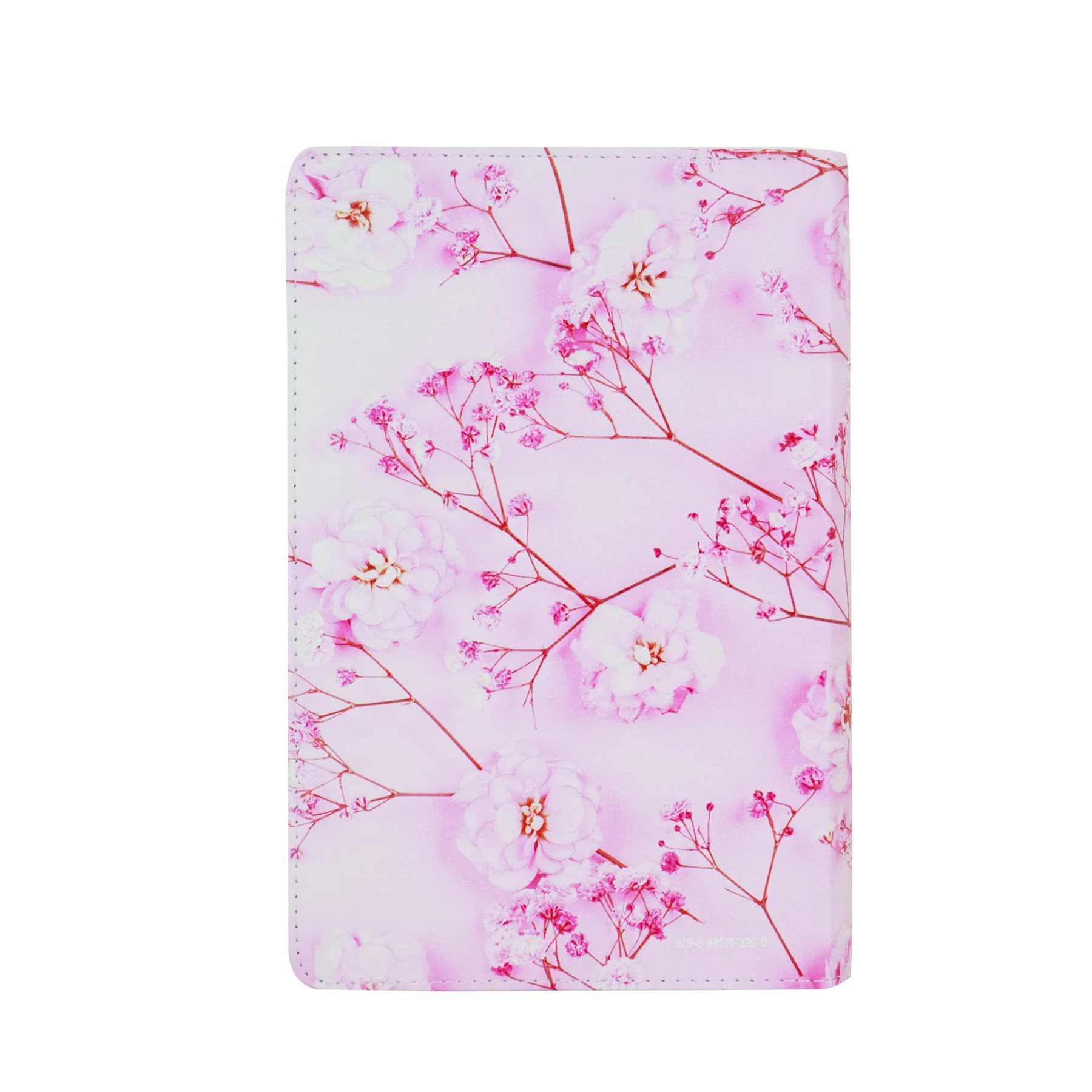 BIBLIA REINA VALERA 1960 LETRA GRANDE IMITACION PIEL FLORES ROSA