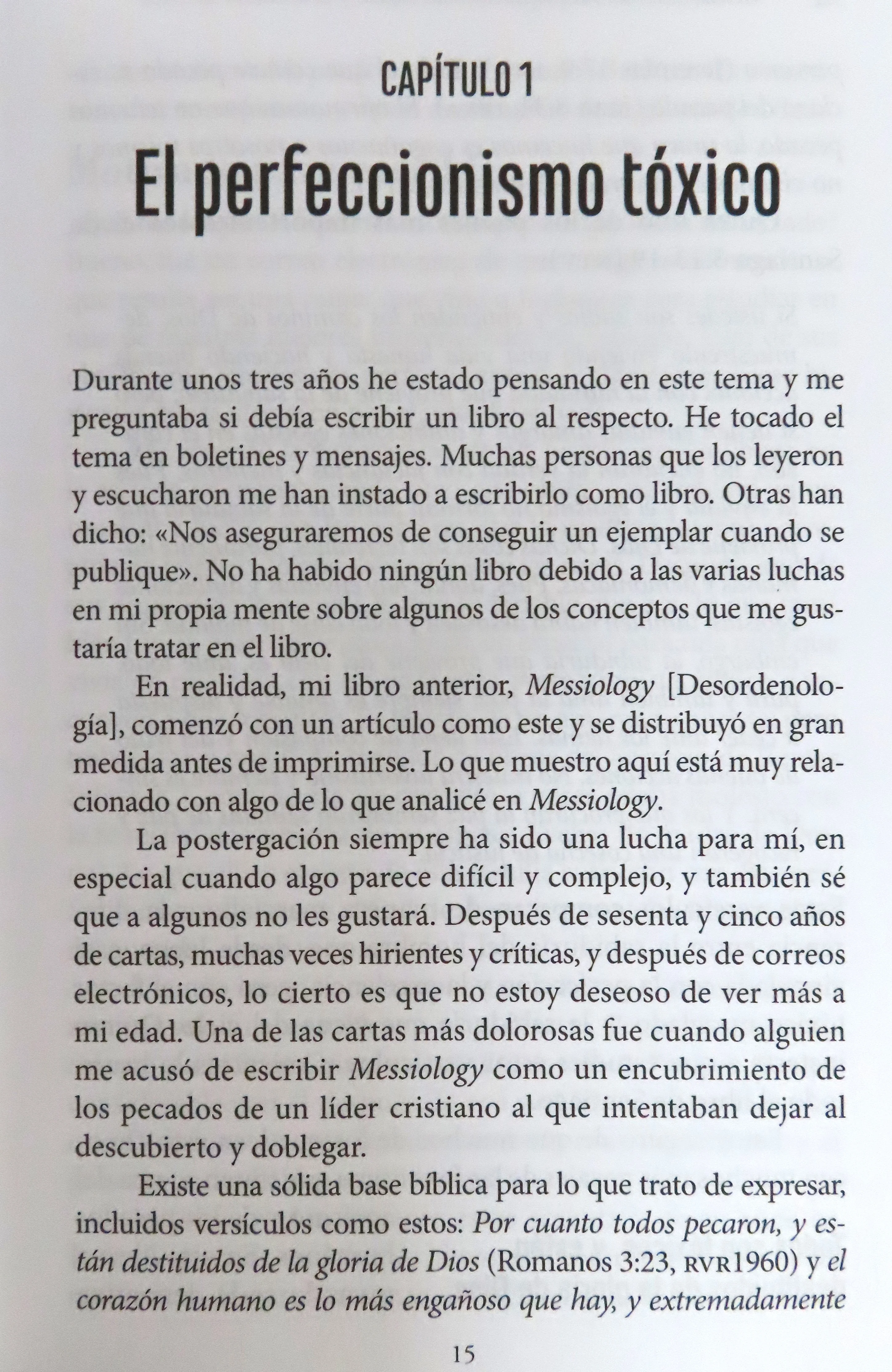 Confesiones de un Perfeccionista Tóxico