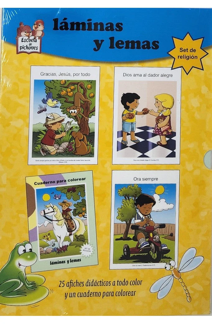 Láminas y Lemas: Set de Afiches Didácticos a Todo Color