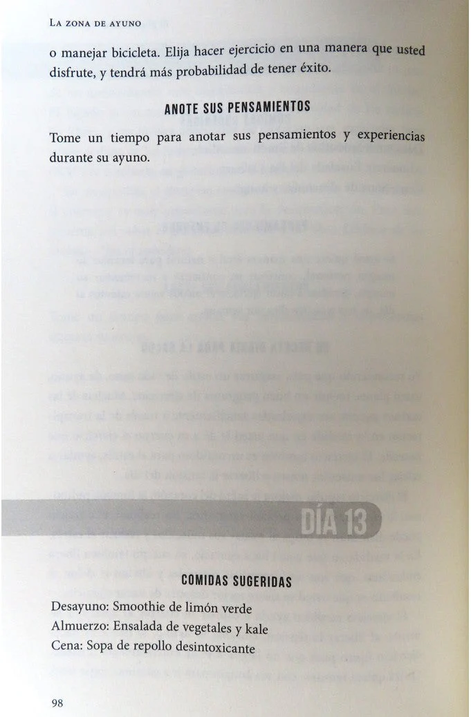 La Zona de Ayuno del Dr. Colbert