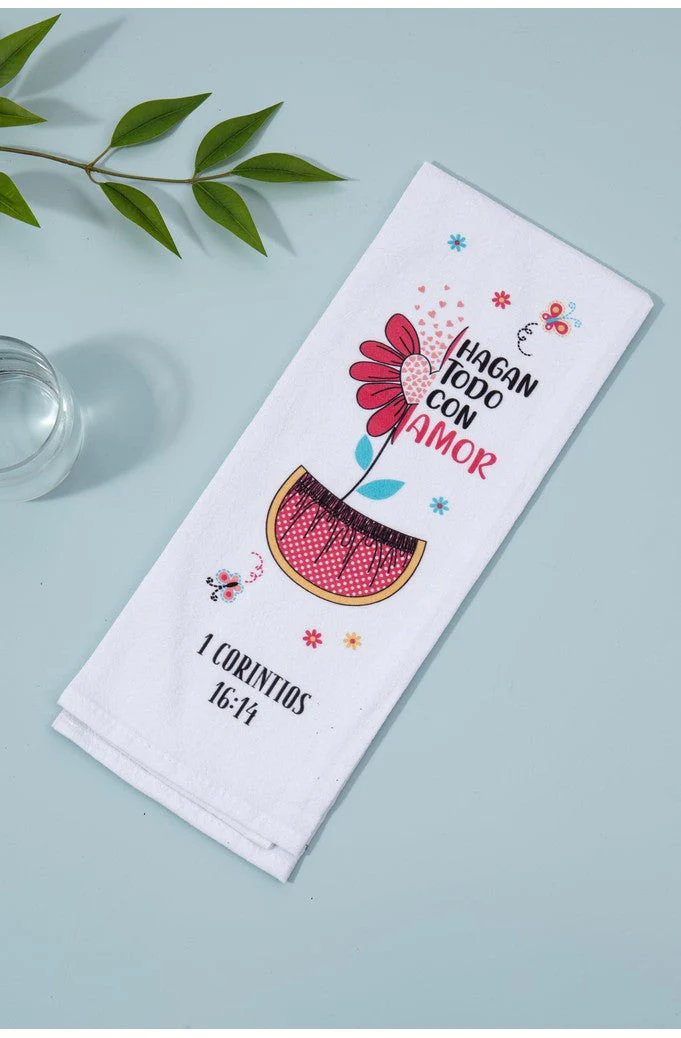 Toalla de Cocina: Hagan Todo con Amor