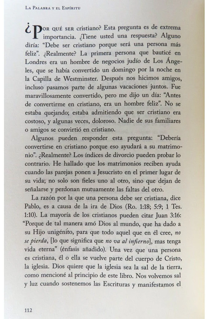 La Palabra y el Espíritu