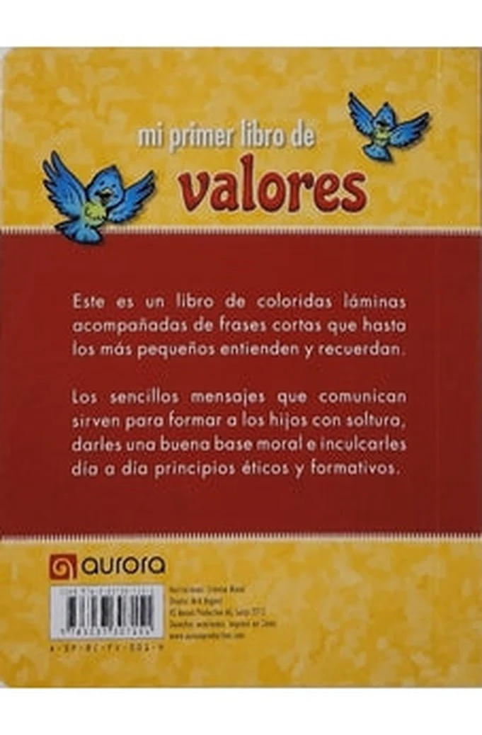 Mi Primer Libro de Valores