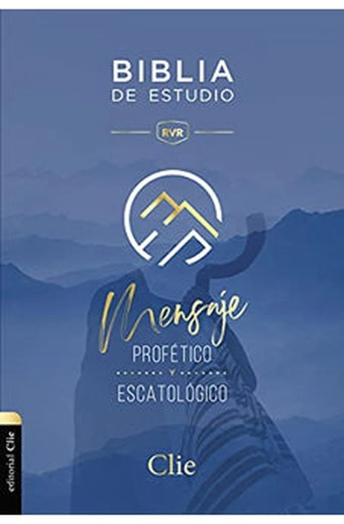 Biblia RVR 1977 de Estudio Mensaje Profético y Escatológico Tapa Dura Interior a Dos Colores