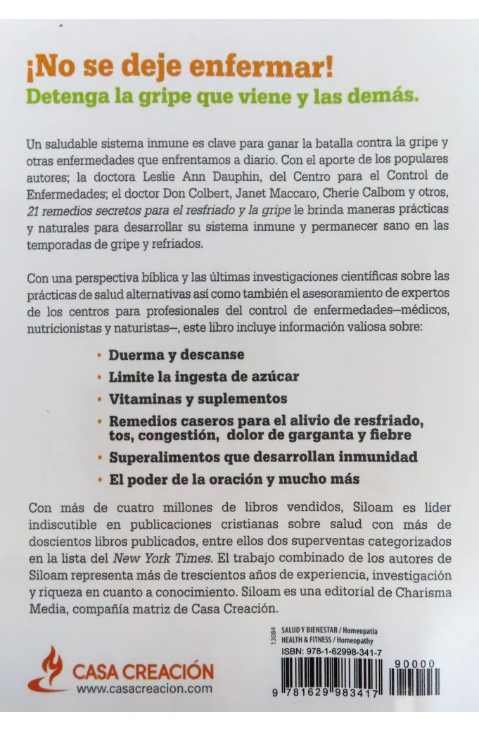 21 Remedios Secretos para el Resfriado y la Gripe