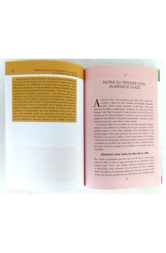 Remedios para los Desórdenes de la Tiroides de la Dama de los Jugos