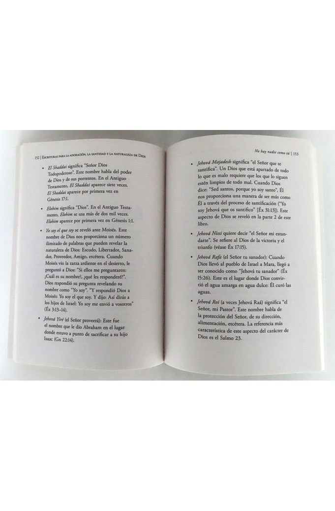 Escrituras para la Adoración, la Santidad y la Naturaleza de Dios