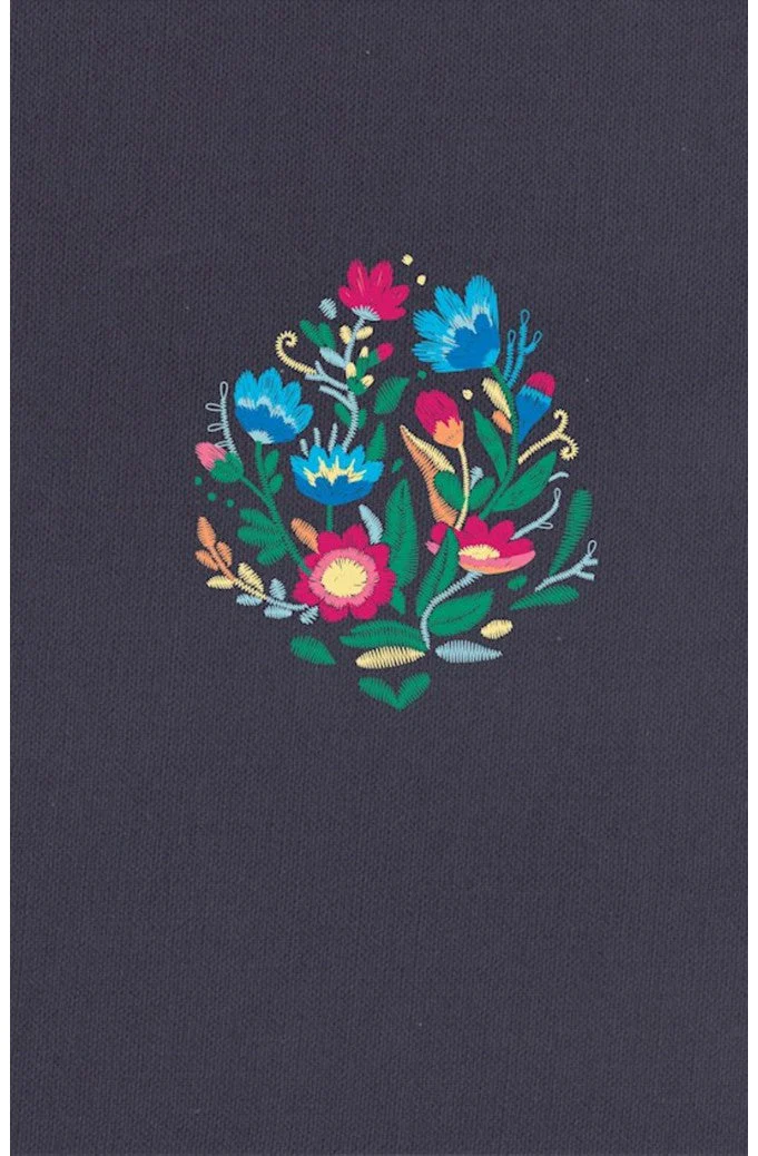 Biblia RVR 1960 Ultrafina Azul Bordado sobre Tela