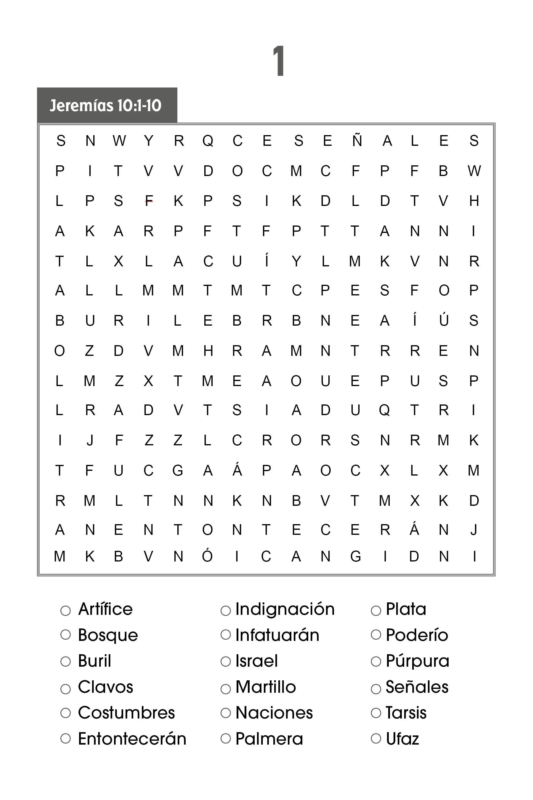 Sopa de Letras de la Biblia Letra Grande: Libro 3