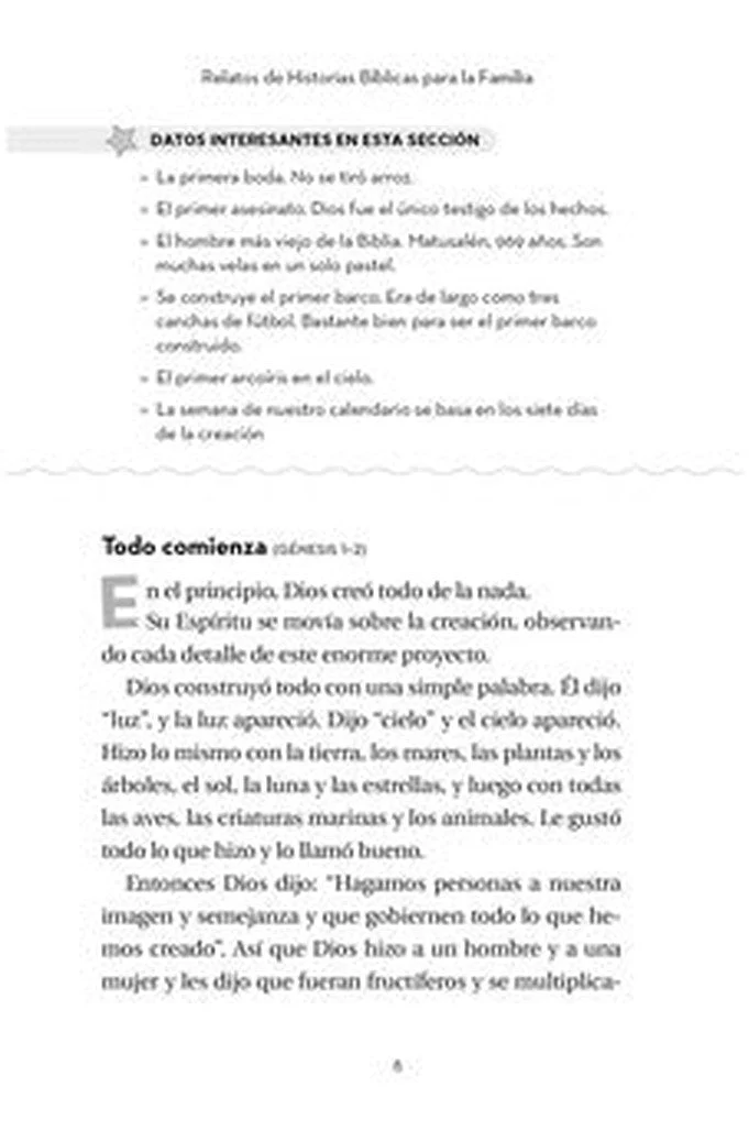Relatos de Historias Bíblicas para la Familia