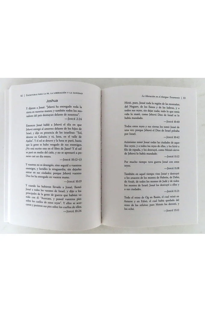 Escrituras para la Fe, la Liberación y la Sanidad