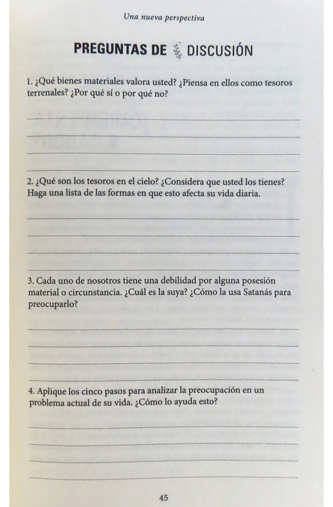 La Prescripción de Dios para el Miedo y la Preocupación