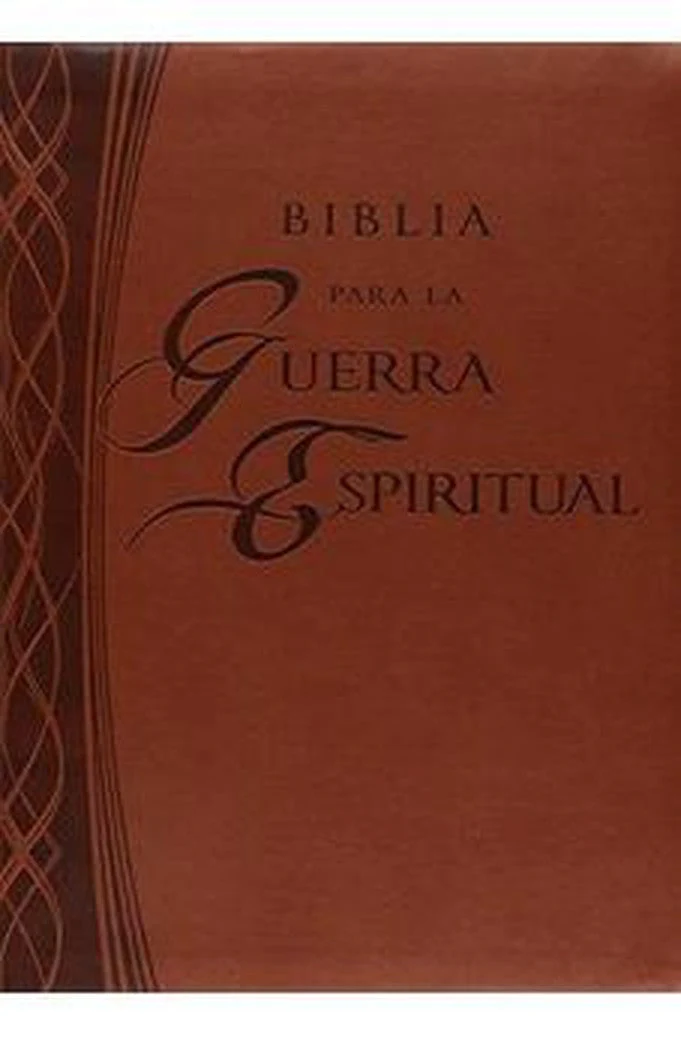 Biblia RVR 1960 para la Guerra Espiritual Imitación Piel Marrón