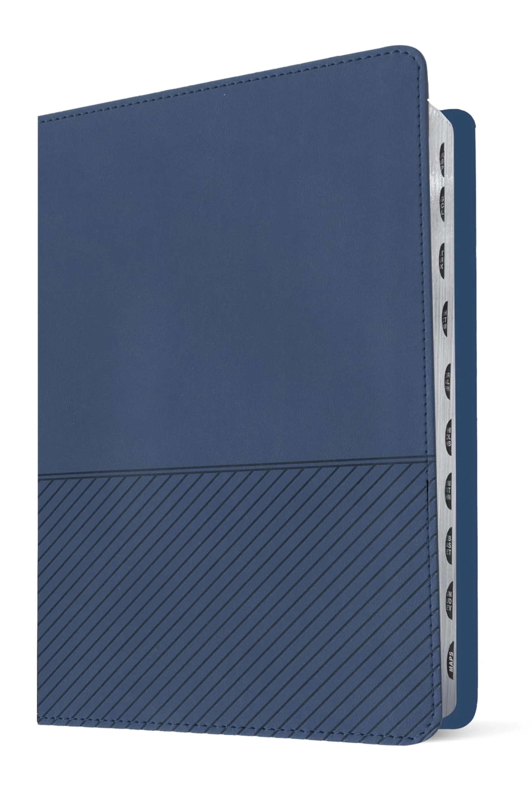 Biblia NTV de Estudio Diario Vivir para Jóvenes Azul Oscuro Símil Piel con Índice