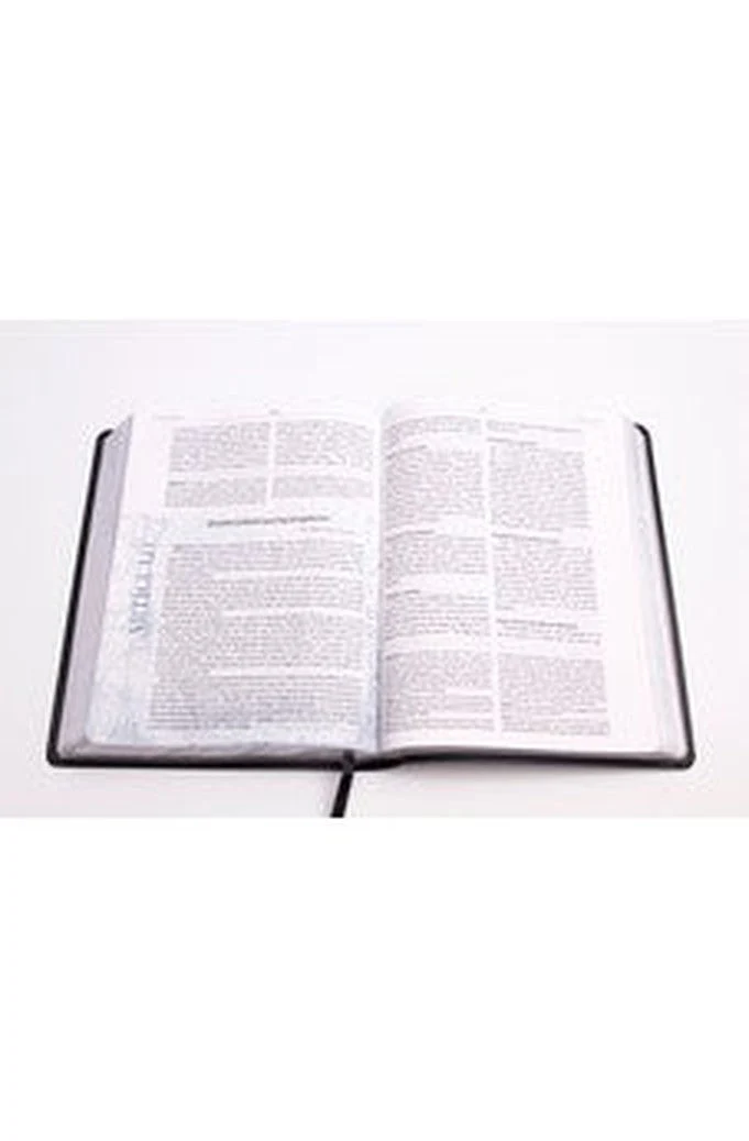 Biblia RVR 1960 de Estudio de Apologetica Negro Símil Piel