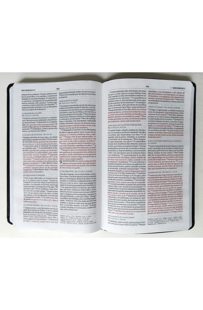 Biblia RVR 1960 Ultrafina Piel Negra