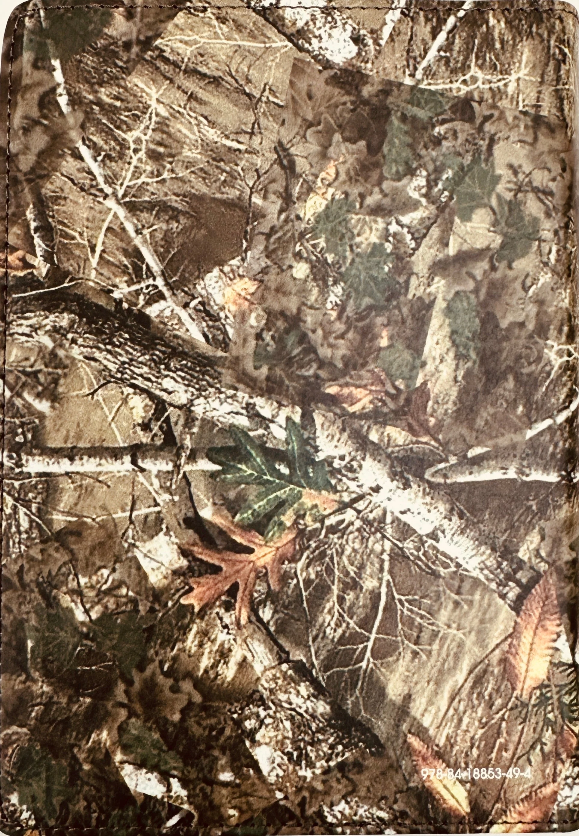 Biblia RVR 1960 Compacta Símil Piel Camuflaje Hojas