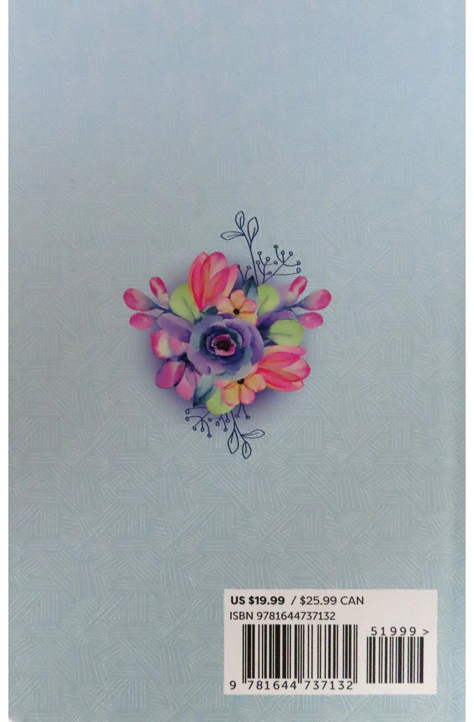 Biblia RVR 1960 Letra Grande Tamaño Manual Flores Azules Tapa Dura