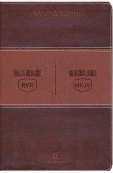 Biblia RVR 1977 NKJV Bilingüe Piel Café