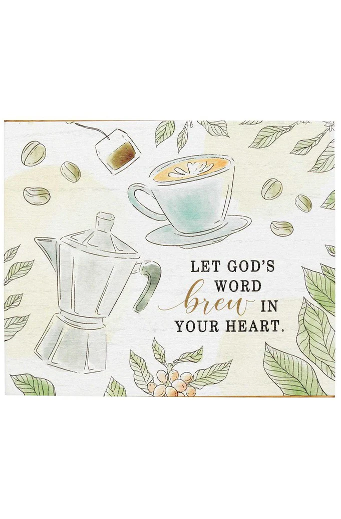 Cuadro - en ingles - Let God's Word Brew
