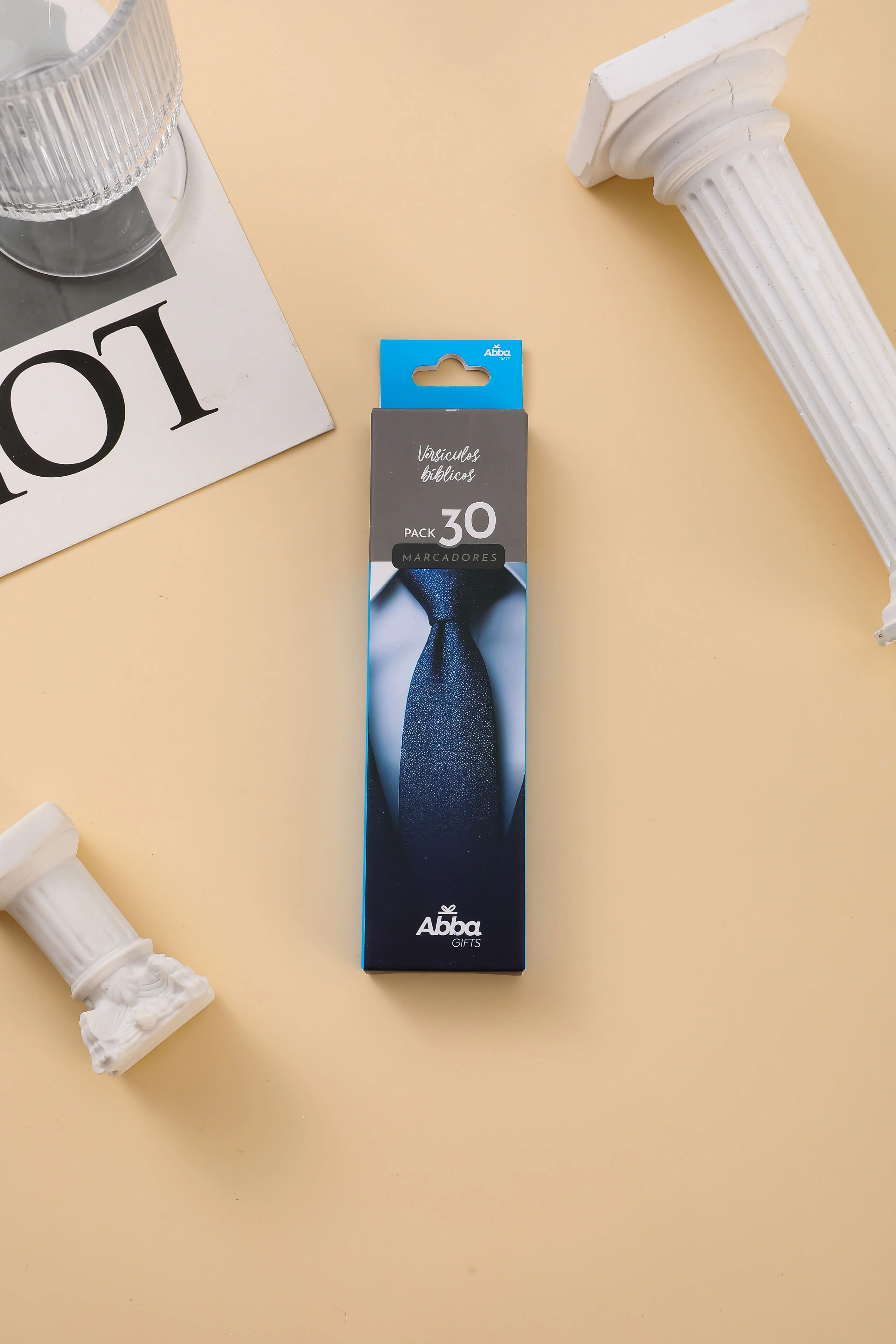 Pack 30 Marcadores de Libro en Caja de Cartón Bienaventurado el Hombre