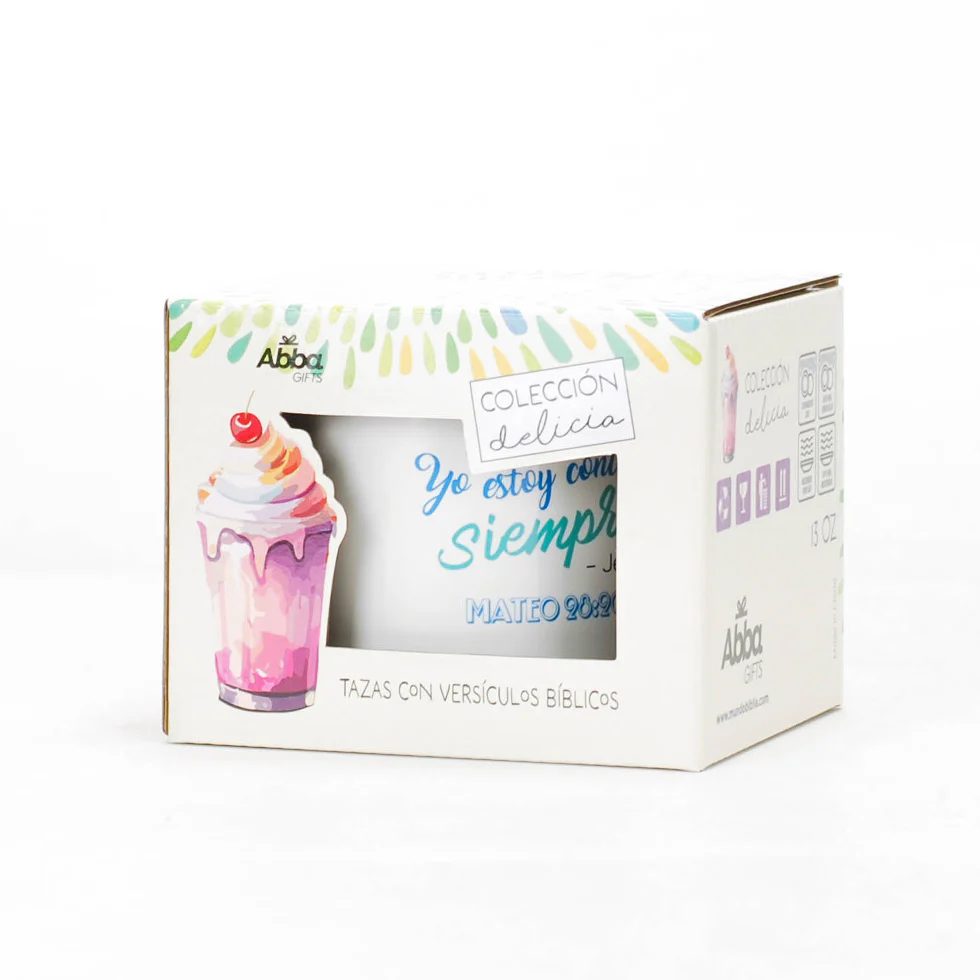 Taza 13 OZ Colección Delicia Yo Estoy Contigo