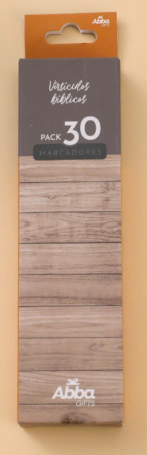 Pack 30 marcadores de libro en caja de cartón. para Dios todo es posible