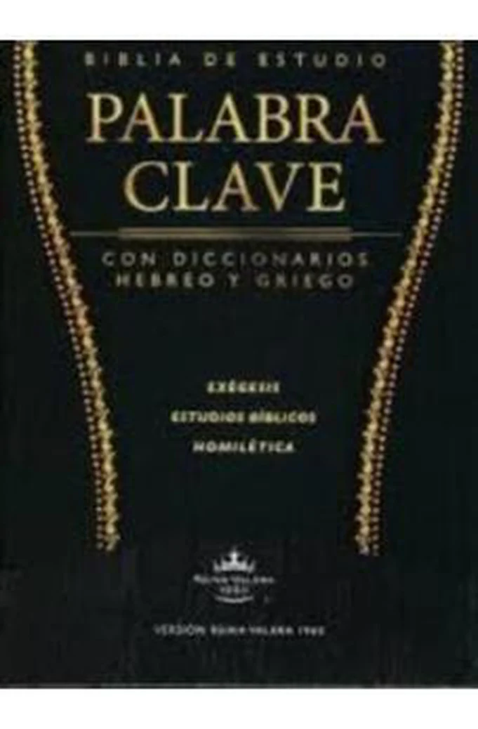 Biblia RVR 1960 de Estudio Palabra Clave Piel Negro