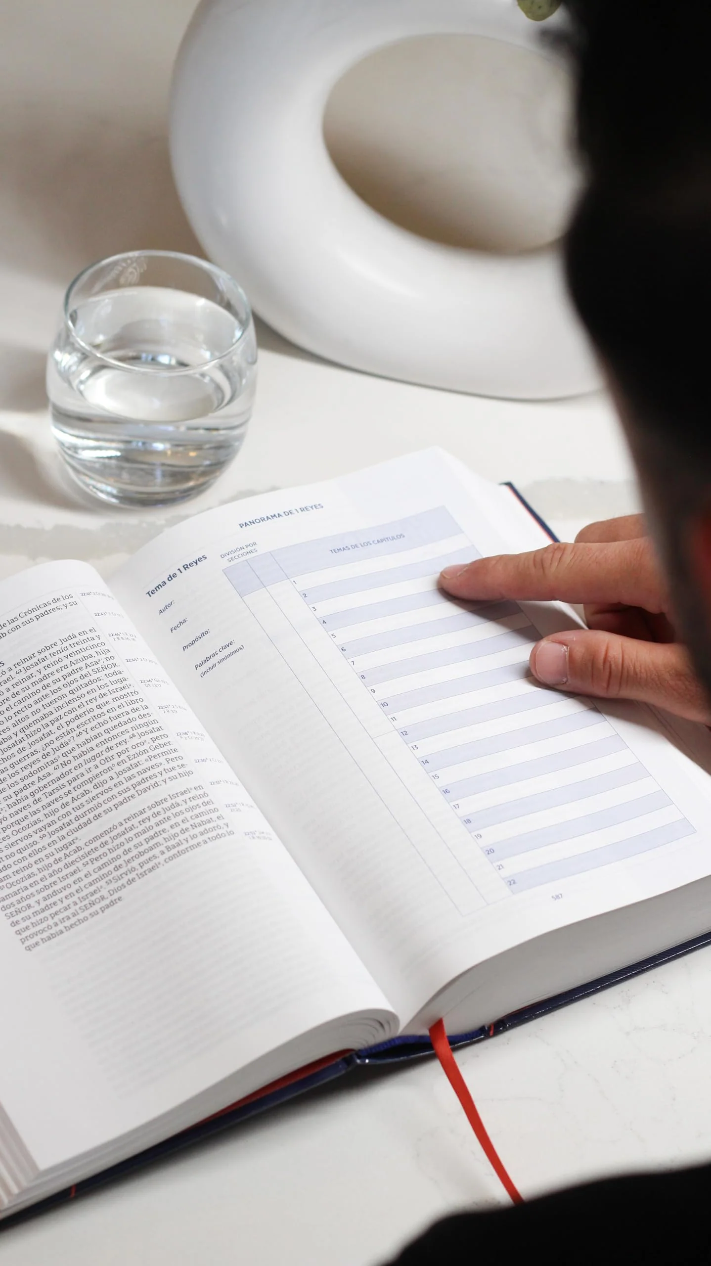 Biblia NBLA para el estudio inductivo Interior a Dos Colores Tapa Dura Comfort Print