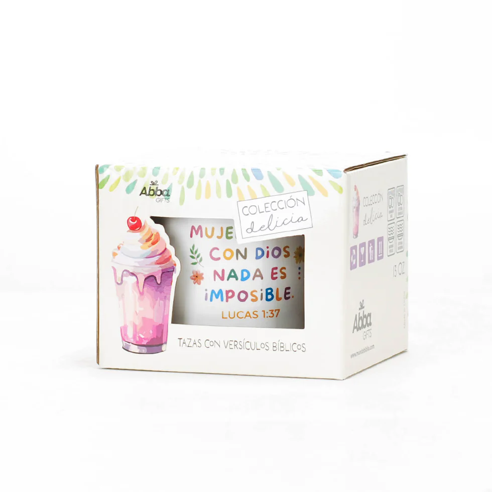 Taza 13 OZ Colección Delicia Mujer Joven