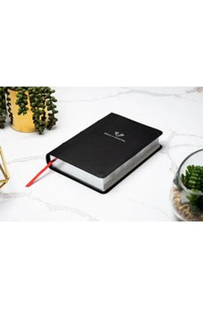 Biblia RVR 1960 del Ministro Ampliada Negro Piel