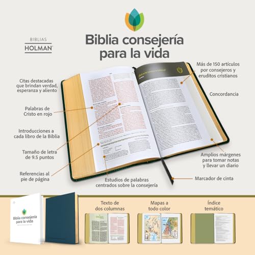 Biblia RVR 1960 Consejería para La Vida Tapa Dura