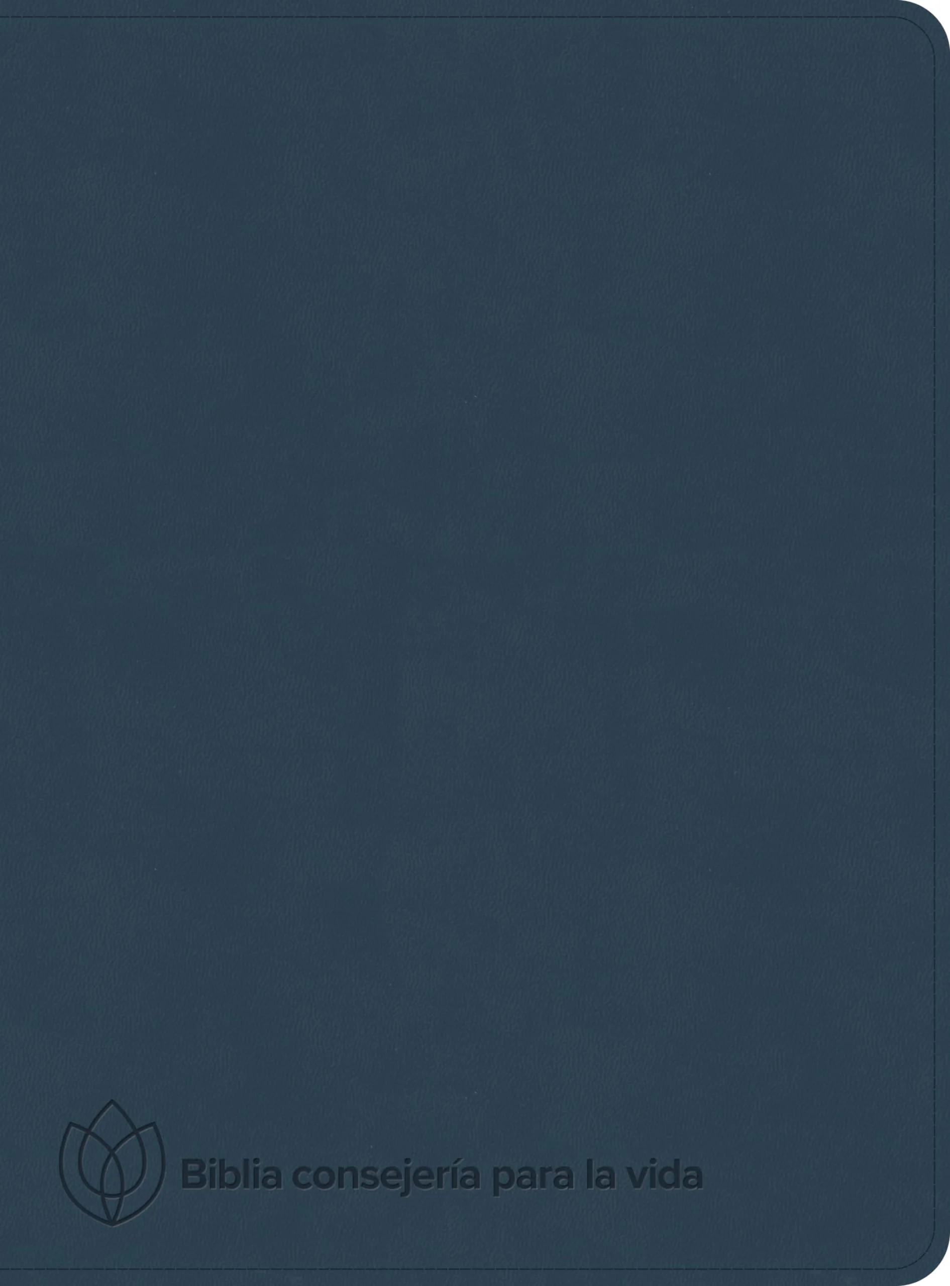 Biblia RVR 1960 Consejería para La Vida Azul Pizarra Símil Piel