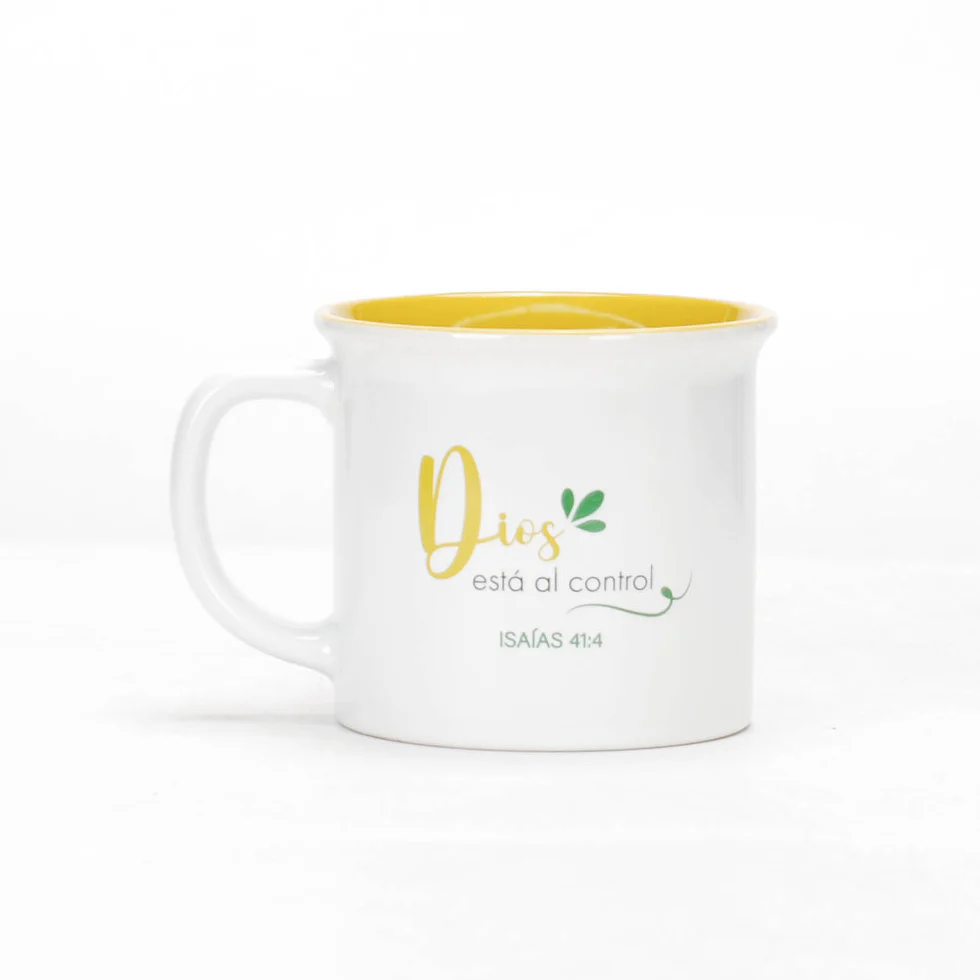Taza 13 OZ Colección Delicia  Dios al Control