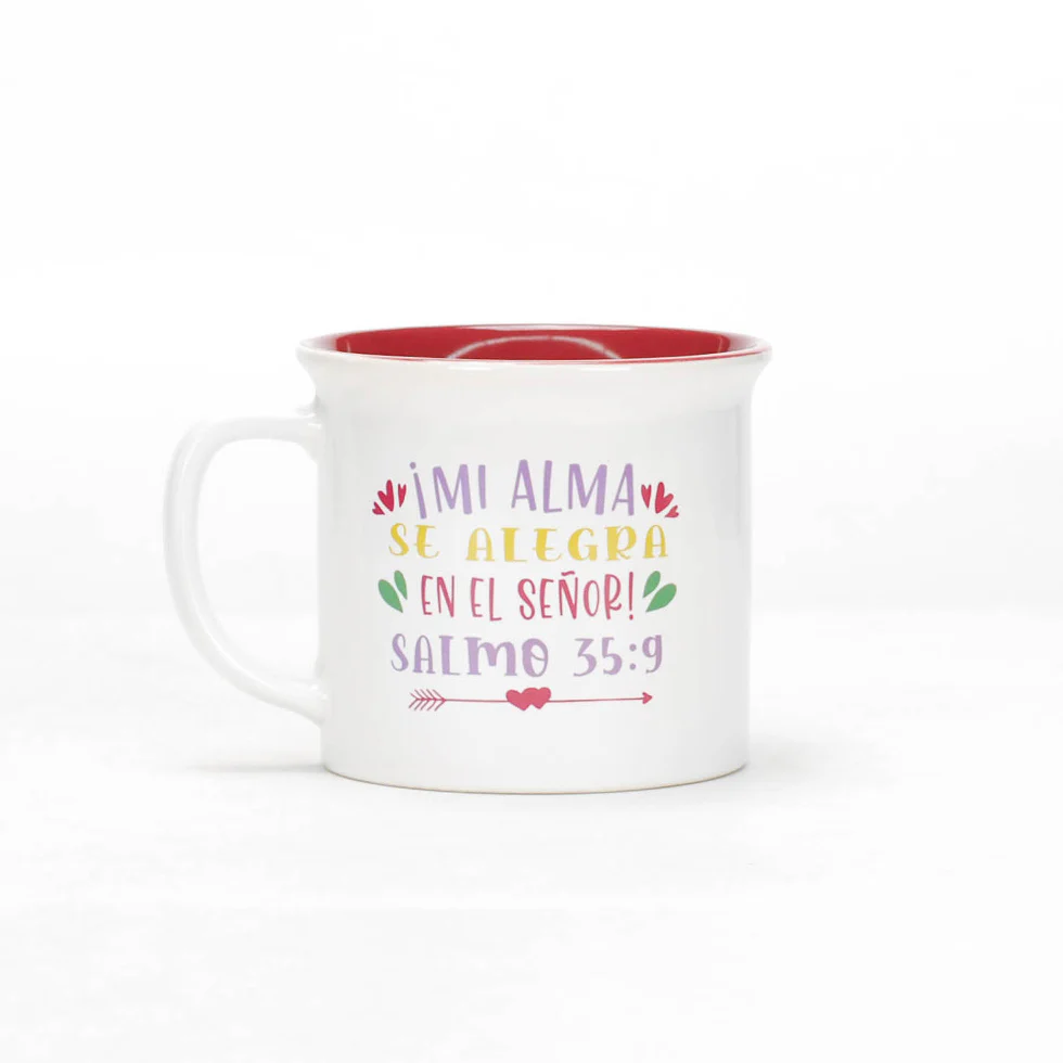 Taza 13 OZ Colección Delicia Mi alma se Alegra