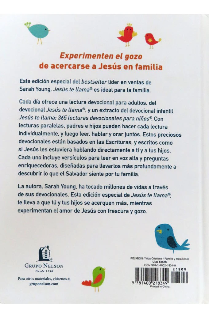 Jesús Te Llama: Devocional para la Familia
