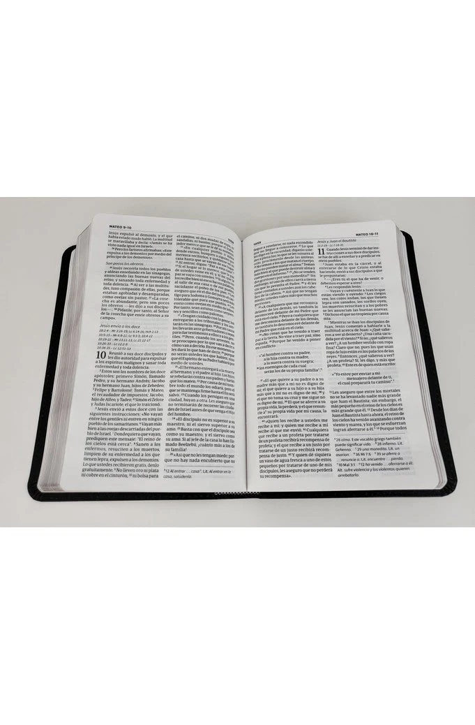 Biblia NVI Compacta Letra Grande Negro Piel Fabricada