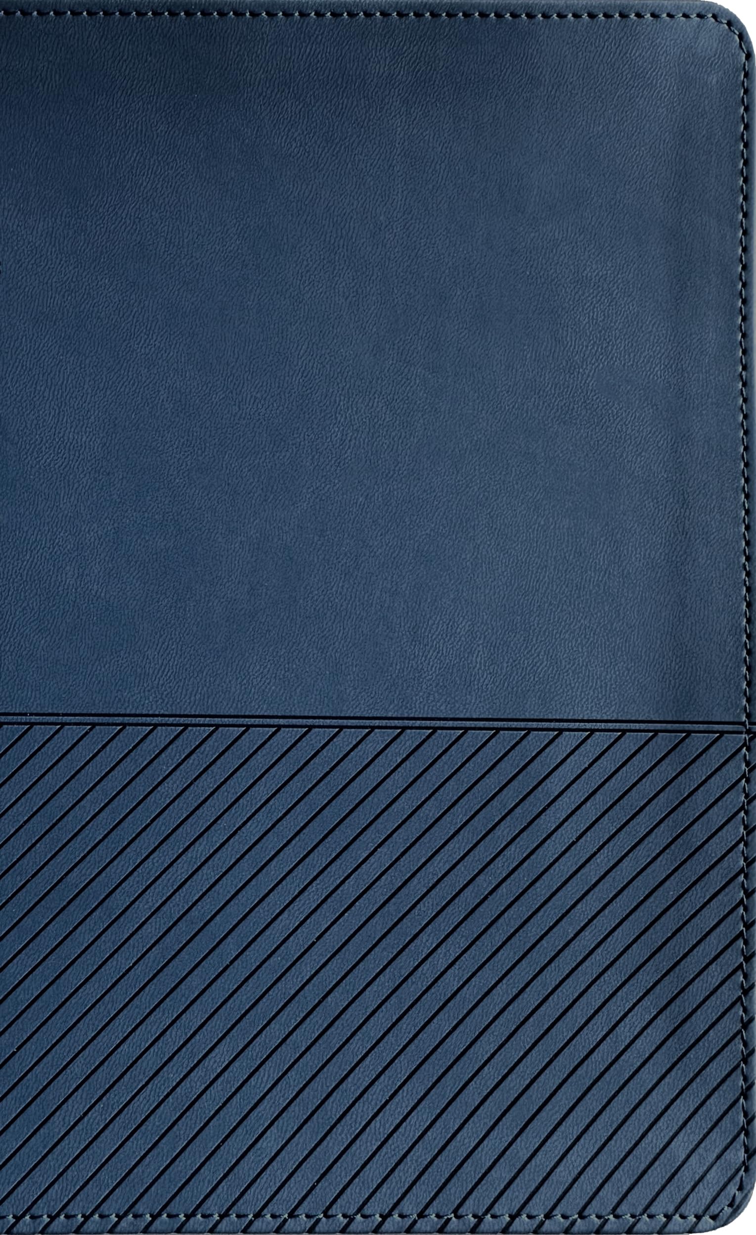 Biblia NTV de Estudio Diario Vivir para Jóvenes Azul Oscuro Símil Piel con Índice