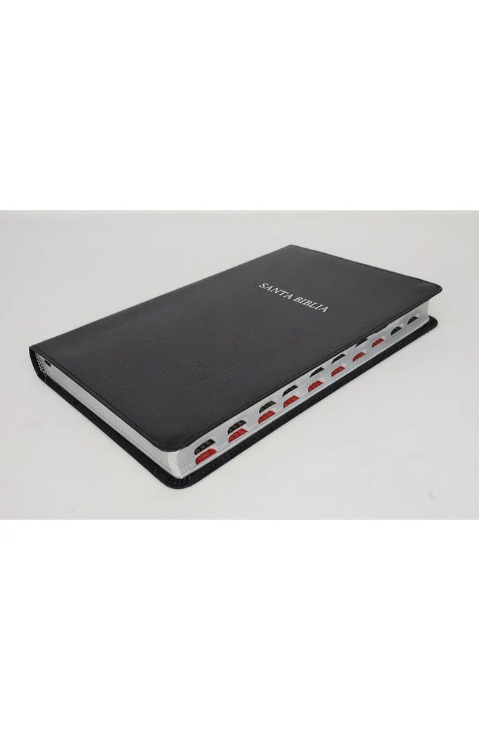 Biblia RVR 1960 Ultrafina Negro Piel Fabricada con Índice