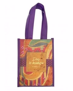 Bolsa Tote Bag Pequeña a Todo Color Dios Te Bendiga