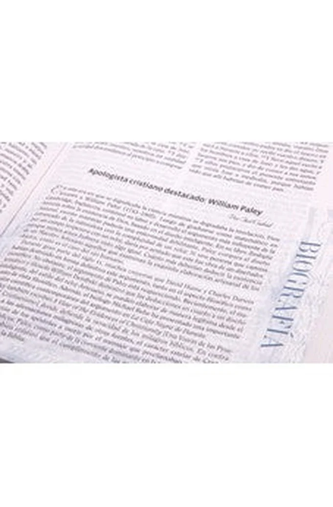 Biblia RVR 1960 de Estudio de Apologetica Negro Símil Piel