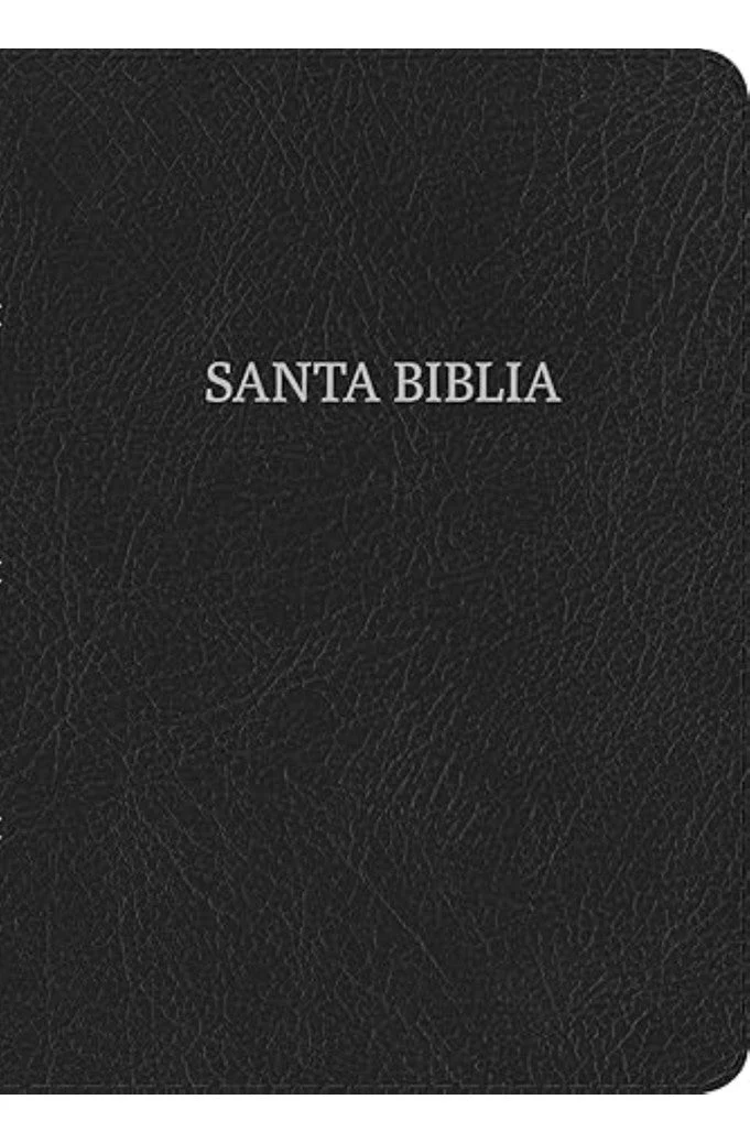 Biblia RVR 1960 Letra Súper Gigante Negro Piel Fabricada