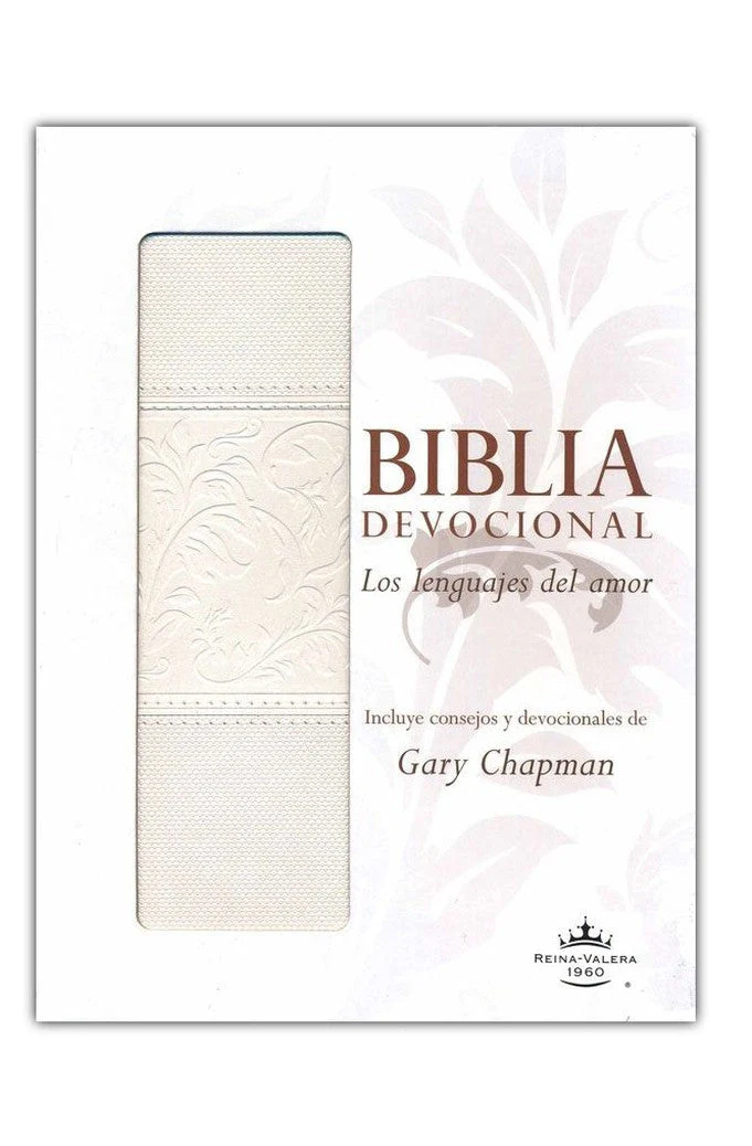 Biblia RVR 1960 Devocional Lenguajes del Amor Blanco