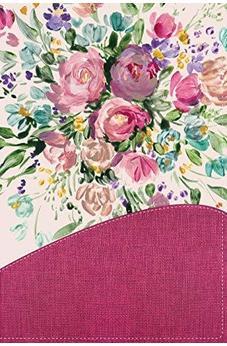 Biblia RVR 1960 de Una Joven Conforme al Corazón de Dios Lujo Flores