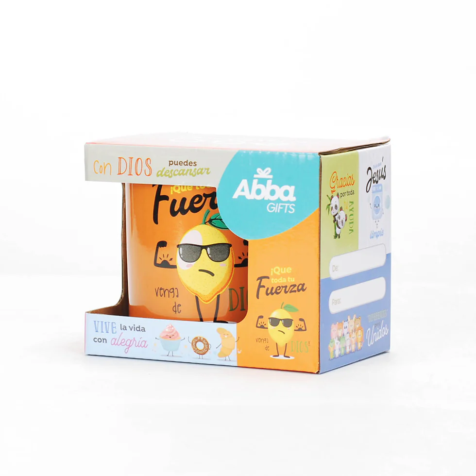 Taza 12 OZ Colección Comparte Fuerza