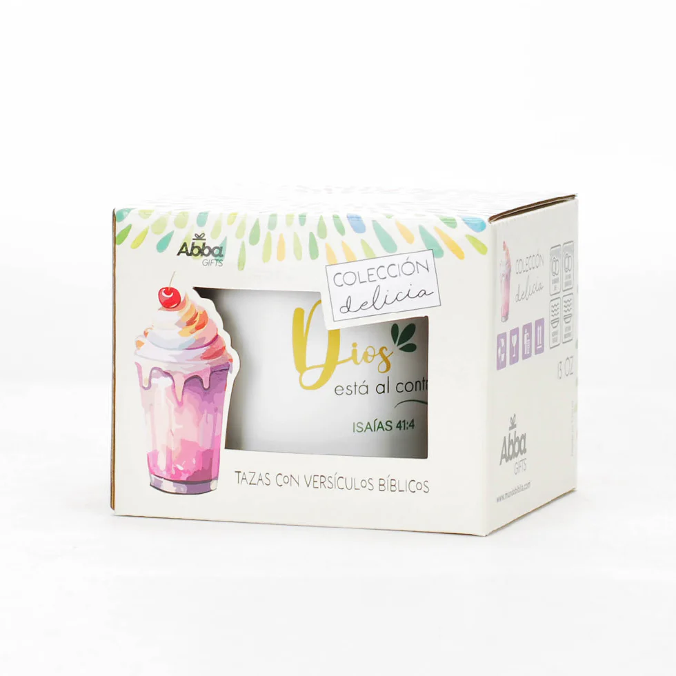 Taza 13 OZ Colección Delicia  Dios al Control