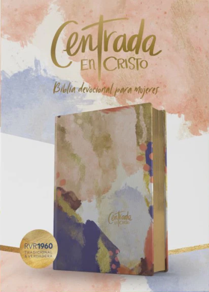 Biblia RVR 1960 Centrada en Cristo Matizada Símil Piel