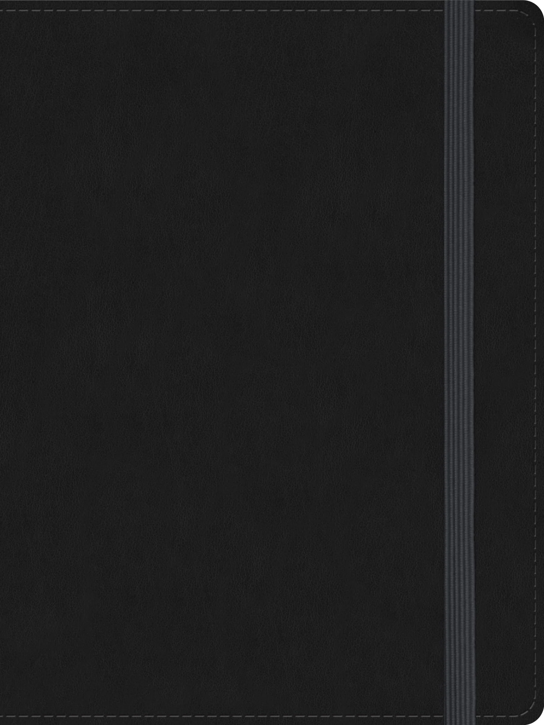 Biblia RVR 1960 de Apuntes Tamaño Manual Negro Tapa Dura